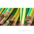 Câble de mise à la terre jaune-vert 4 mm PV Fil de mise à la terre